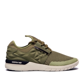 Tenis Bajos Supra FLOW RUN EVO 2 Mujer Verde Oliva (MX-59693)